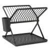 Brabantia - Foldable Dish Drying Rack Dark Grey