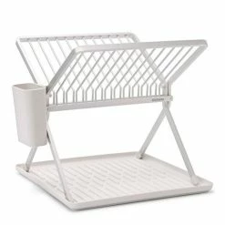 Brabantia - Foldable Dish Drying Rack Light Grey