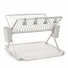 Brabantia - Foldable Dish Drying Rack Large Light Grey