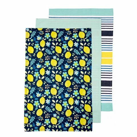 Ladelle - Positano Assorted Kitchen Towel Set 3pce