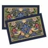 Roy Kirkham - Classic Strawberry Tea Towel Set Blue 2pce