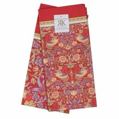 Roy Kirkham - Classic Strawberry Tea Towel Set Red 2pce