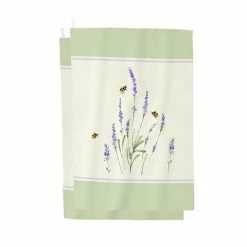 Roy Kirkham - Bees With Lavender Tea Towel Set 2pce