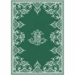 Gien - Les Dépareillées Tea Towel Green 70x50cm