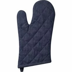 Ogilvies Designs - Oven Glove Blue Denim