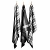 Rans - Madrid Tea Towel Black Set 3pce