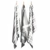 Rans - Madrid Tea Towel Grey Set 3pce