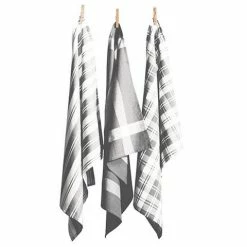 Rans - Madrid Tea Towel Grey Set 3pce