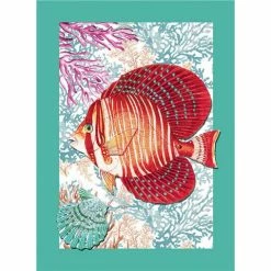 L'Ensoleillade - Tea Towel Submarine Tropical Fish Teal