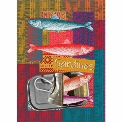 L'Ensoleillade - Tea Towel Sardinade Patch