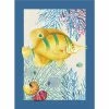 L'Ensoleillade - Tea Towel Submarine Tropical Fish Blue