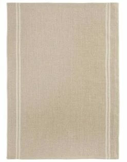 Charvet Editions - Country Linen Tea Towel Ecru 52x75cm