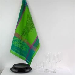 Garnier-Thiebaut - Tea Towel Asperges Vertes 56x77cm
