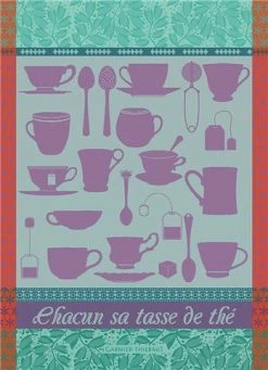 Garnier-Thiebaut - Tea Towel Chacun Sa Tasse 56x77cm