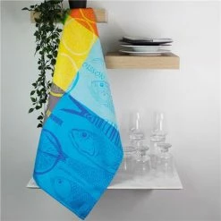 Garnier-Thiebaut - Tea Towel Poisson Au Citron 56x77cm