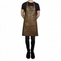 Dutchdeluxes - BBQ Style Vintage Leather Apron Vintage Brown