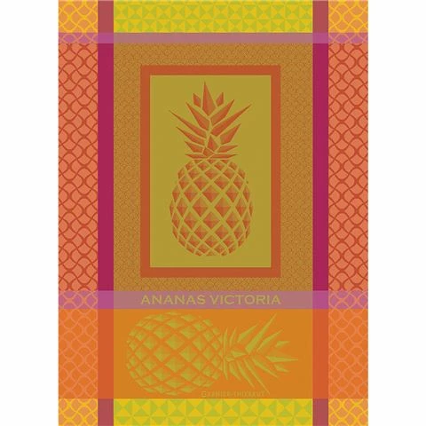 Garnier-Thiebaut - Tea Towel Ananas Victoria Samba 56x77cm