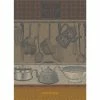 Garnier-Thiebaut - Tea Towel Home Sweet Home Safran 56x77cm