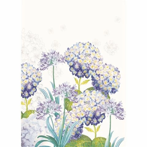 Garnier-Thiebaut - Tea Towel Jardin D'Hortensias 50x70cm