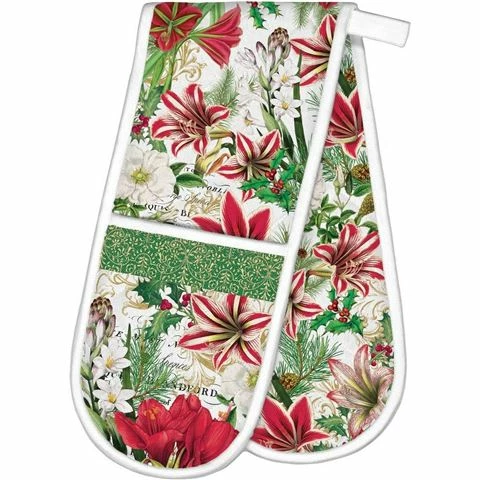 Michel Design - Merry Christmas Double Oven Glove