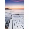 Destination Label - Icebergs Painting Tea Towel