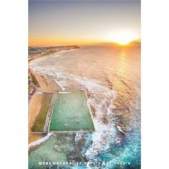 Destination Label - Merewether Colours Tea Towel