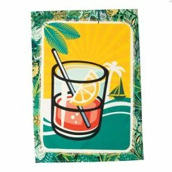 L'Ensoleillade - Tea Towel Impression Lemon Slice Smoothie Numerique