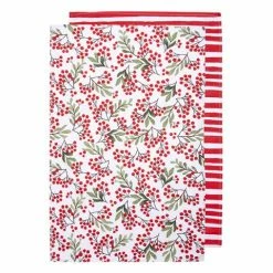 Ladelle - Berry Berry Recycled Cotton Kitchen Towel Set 2pce