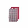 Ladelle - Jingle Christmas Brick Cotton Kitchen Towel Set Check 3pce