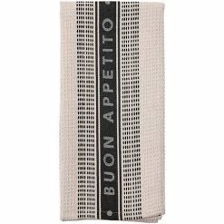 Ladelle - Professional Series III Stripe Cotton Kitchen Towel Taupe