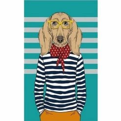L'Ensoleillade - Tea Towel Fishdog Bloodhound
