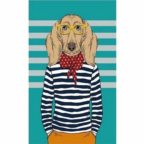 L'Ensoleillade - Tea Towel Fishdog Bloodhound