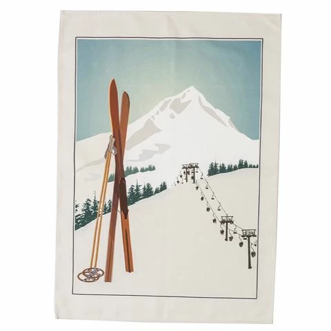 L'Ensoleillade - Tea Towel Les Alpes Skis