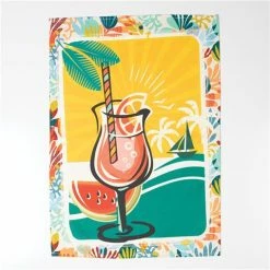 L'Ensoleillade - Tea Towel Impression Watermelon Smoothie Numerique