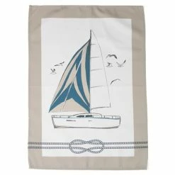 L'Ensoleillade -Tea Towel Impression Numerique Amarre Beige