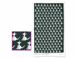 Rodriquez - Small Kangaroo Tea Towel Green