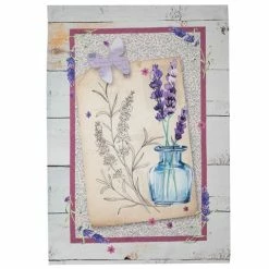L'Ensoleillade - Tea Towel Graveson Riez Lavender In Vase 3 Sprigs