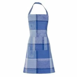 Garnier-Thiebaut - Apron Mille Wax Ocean 80x90cm