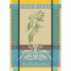 Garnier-Thiebaut - Tea Towel Vanille Bourbon Eden 56x77cm