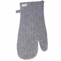 Rans - Herringbone Oven Glove Black