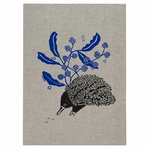 Eastbourne Art - Tea Towel Echidna