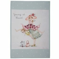 Roy Kirkham - Berni Parker Young At Heart Tea Towel