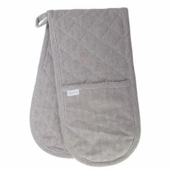 Rans - Herringbone Double Oven Mitt Charcoal
