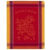 L'Ensoleillade - Tea Towel Olive Yellow Red
