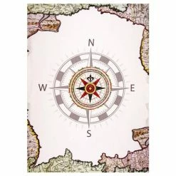 Napking - Linen Tea Towel Atlas Pattern 1