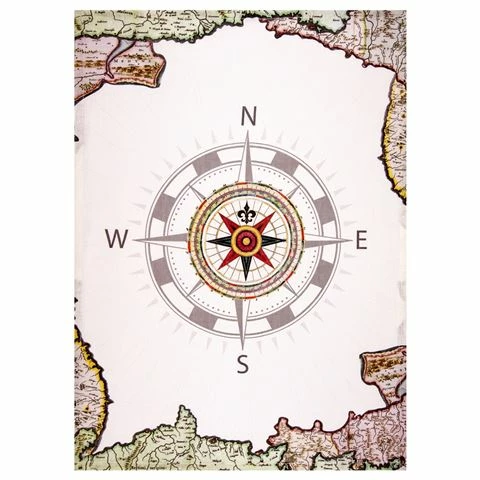 Napking - Linen Tea Towel Atlas Pattern 1