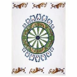 Napking - Linen Tea Towel Siciliam Pattern 1