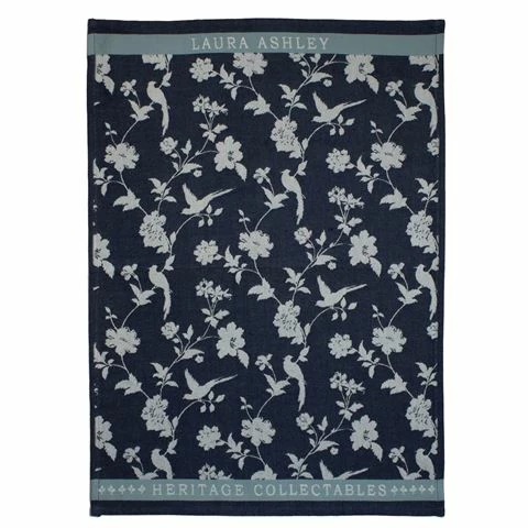 Laura Ashley - Midnight Flowers Tea Towel