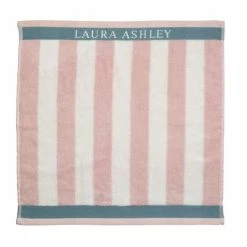 Laura Ashley - Blush Vertical Stripe Terry Tea Towel