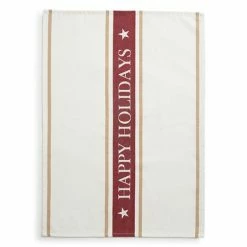 Lexington - Happy Holidays Kitchen Towel White & Red 70x50cm